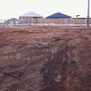 Clearing land for the Community Garden 02/05/2013